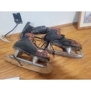 Vintage Planert Leather Ice Skates Chicago, IL USA Planerts Custom